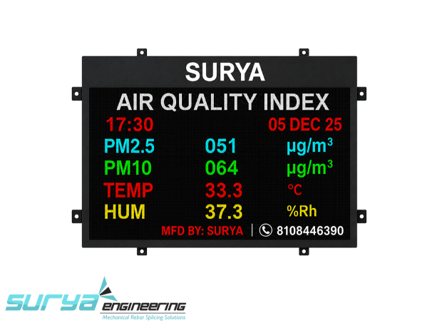 AQI Machine by Surya Engineering – industrial air quality monitoring system