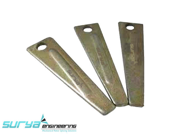 Mivan Wedges by Surya Engineering – High-Tensile Steel Formwork Locking Components