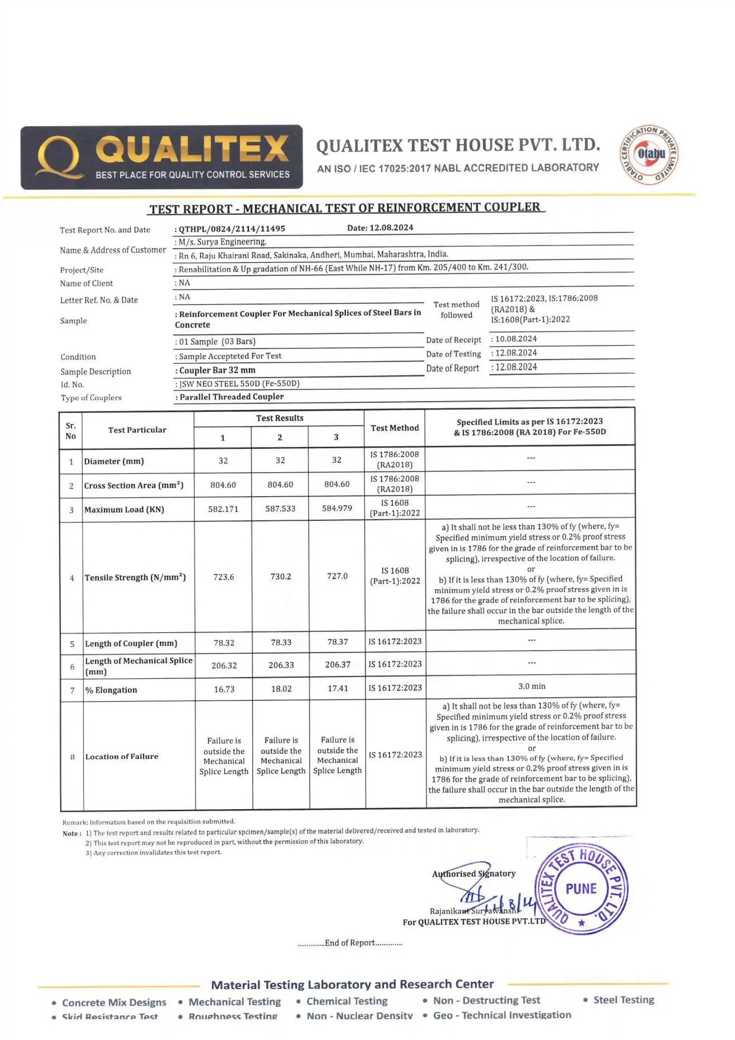 Test Report